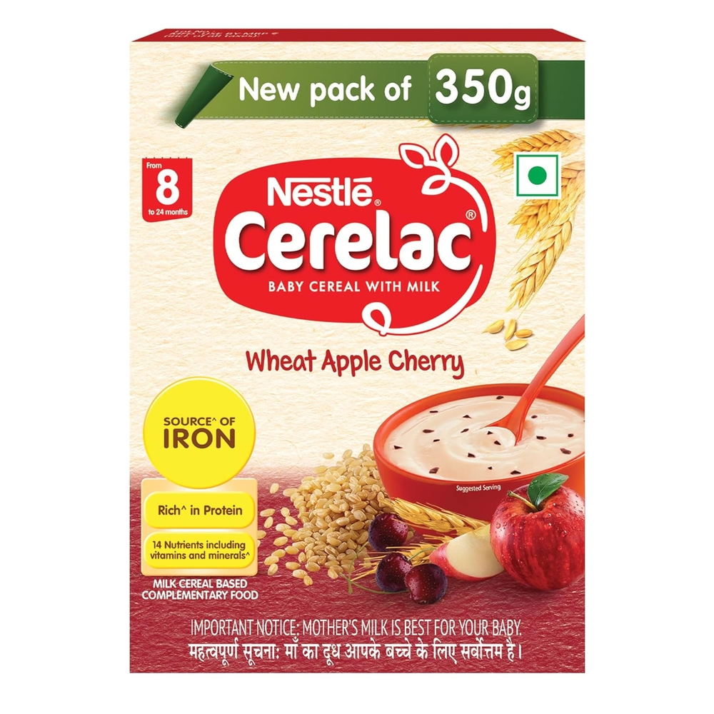 Cerelac Wheat Apple Cherry 300 GM